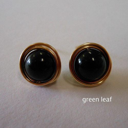 14kgfオニキス✖️MOP✖️水晶のトリプレットピアス です 14kgfオニキス✖️MOP✖️水晶のトリプレットピアス です