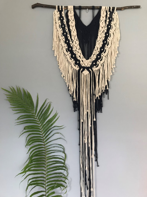 Macrame Wall Hanger 波希米亞手工編織掛毯 (雙色) 第2張的照片