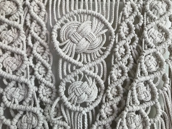 Macrame wall hanging (Round) 3枚目の画像