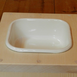 ペット用食器テーブル（木製） 6枚目の画像