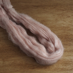 手染め糸　＊桜　mohair＊ 5枚目の画像