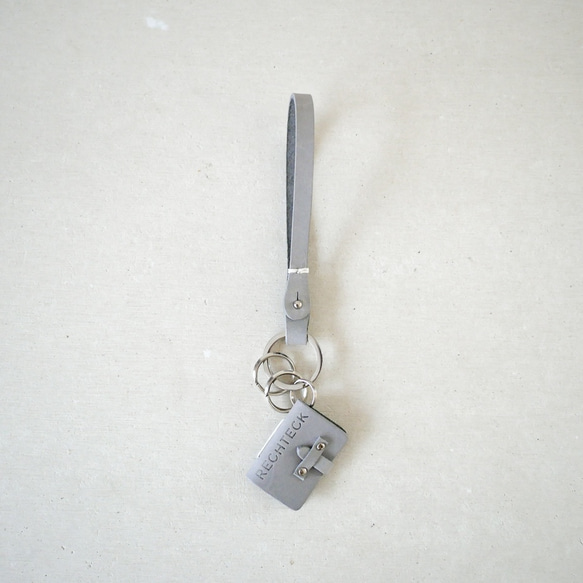 noto key ring 「ミニ手帖のキーリング」gray 2枚目の画像
