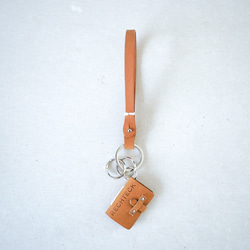 noto key ring 「ミニ手帖のキーリング」camel 2枚目の画像