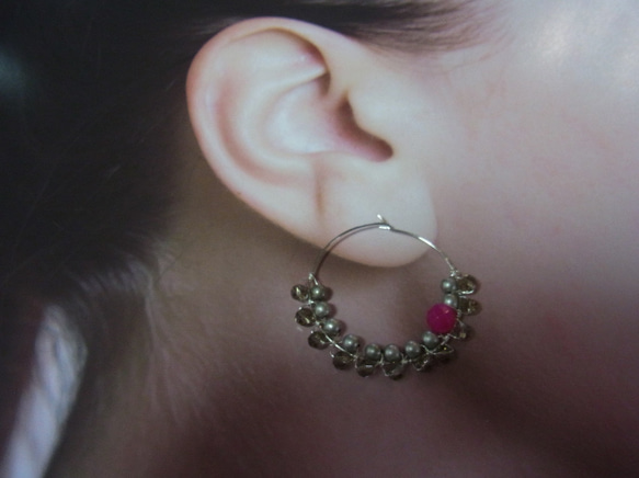 perce' la boucle d'oreille 3枚目の画像