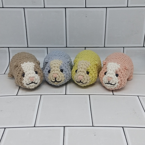 あみぐるみ ハムスター&切り株ハムちぐら あみぐるみ トネリ（Ok-3&Co