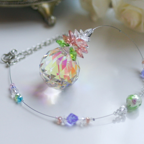 サンキャッチャー・凛花～ピンク～ サンキャッチャー ゆら 通販