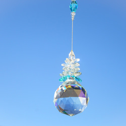 ラスト1点♢50mm♢ スワロフスキーサンキャッチャー・DAHLIA(ダリア