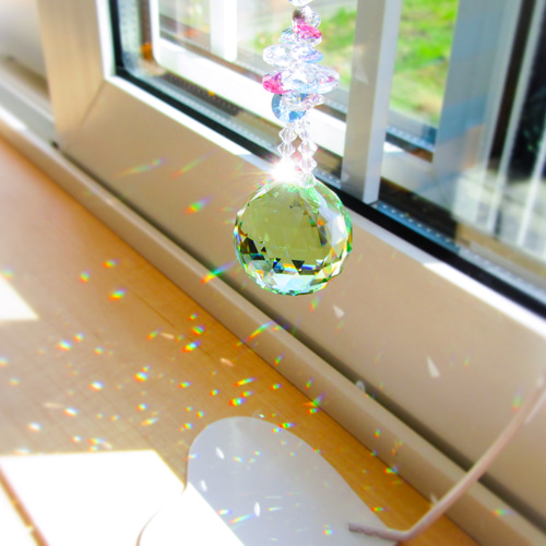 さり気なく可愛い＊スワロの置き型サンキャッチャー～bouquet