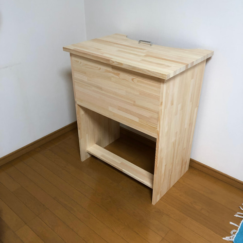 彫金机 （天板ラバーウッド材製） ※ハンドメイド 家具・インテリア