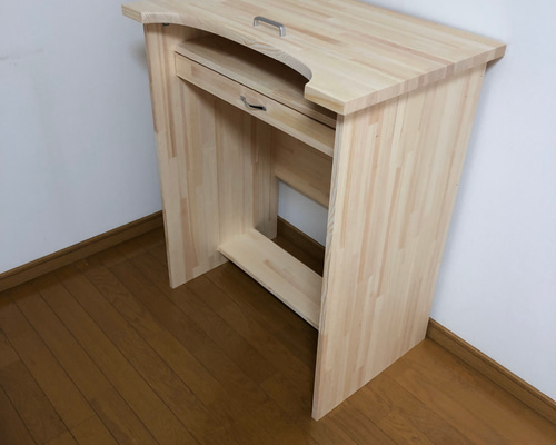 彫金机　（パイン材） 彫金机、作業机、彫金、机 （パイン材製） 机・デスク yasai
