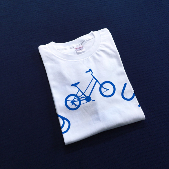 GO OUT　自転車ロゴ　Tシャツ 2枚目の画像