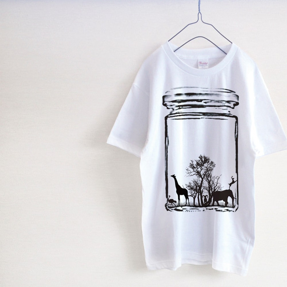 動物たちを･･･。5.6ozTシャツ 1枚目の画像