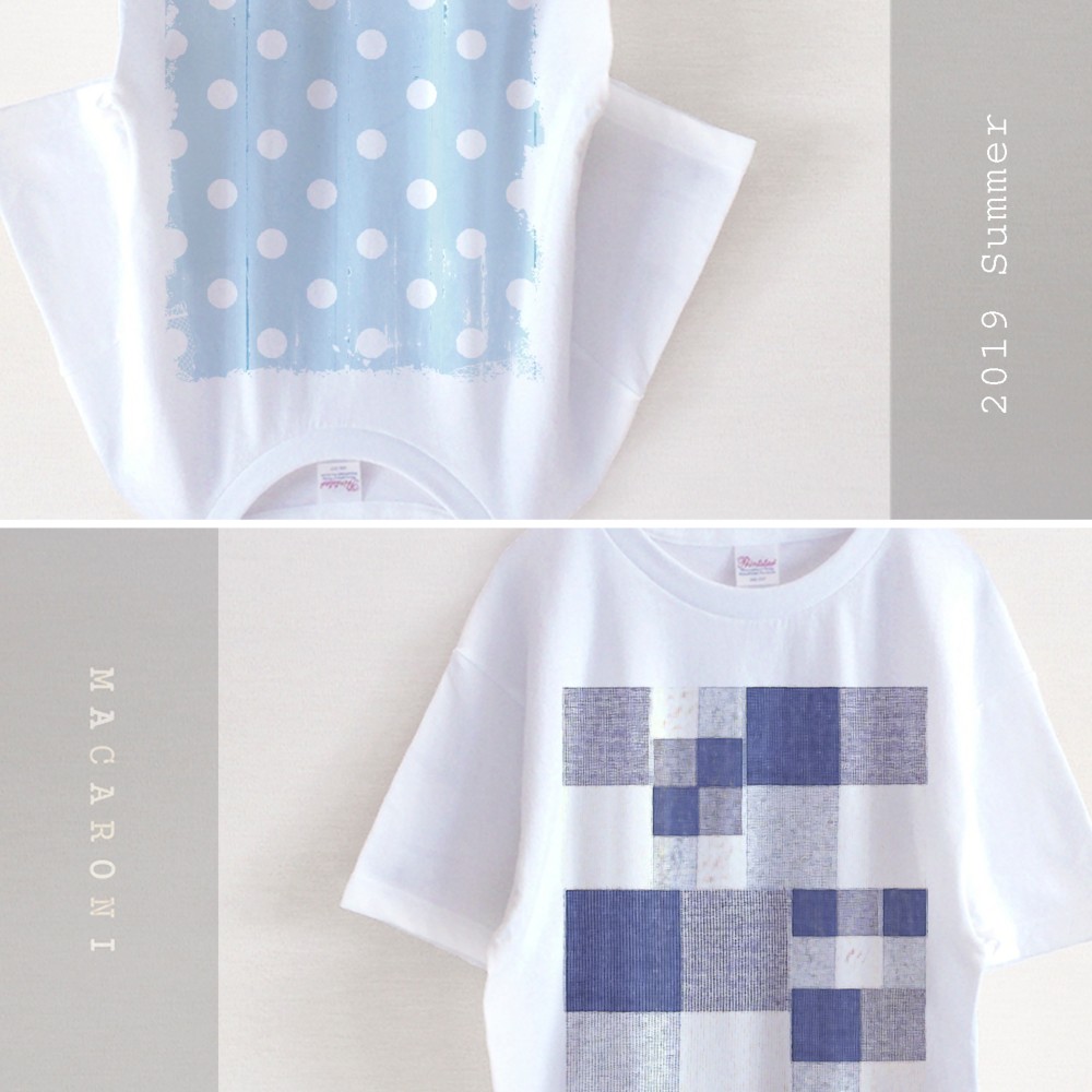 『夏の福袋』涼しい夏模様　Tシャツ　2点セット