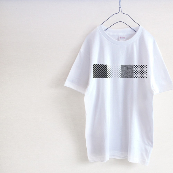 「ichimatsu」市松パターン　Tシャツ 2枚目の画像