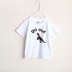 GO OUT　恐竜　Tシャツ（キッズ） 2枚目の画像