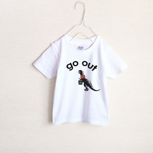 GO OUT　恐竜　Tシャツ（キッズ） 2枚目の画像