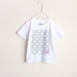 peace&dot  水玉　Tシャツ（キッズ） 1枚目の画像