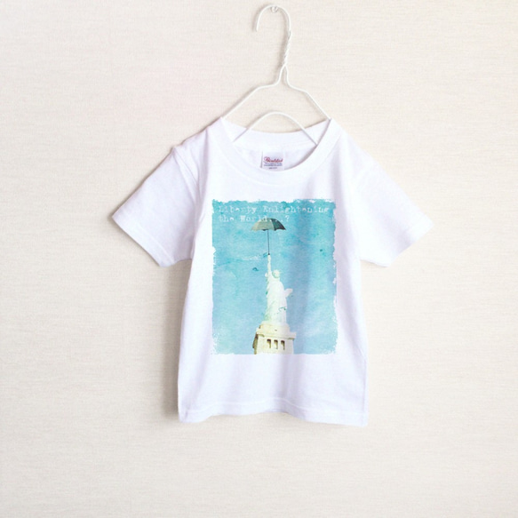 自由な女神　Tシャツ（キッズ） 1枚目の画像