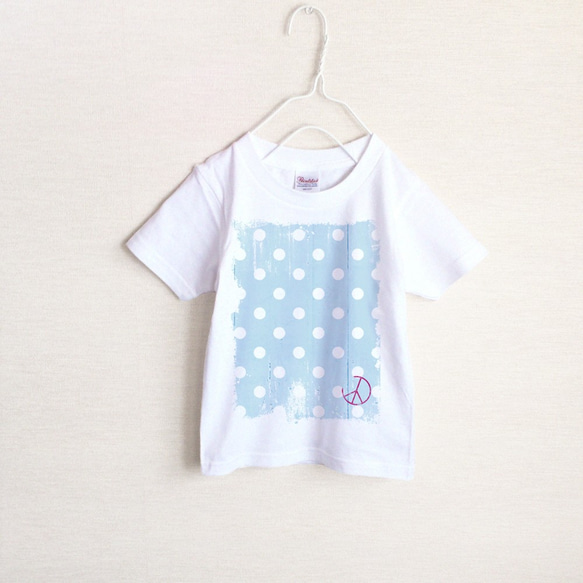 peace&dot  Tシャツ（キッズ） 1枚目の画像