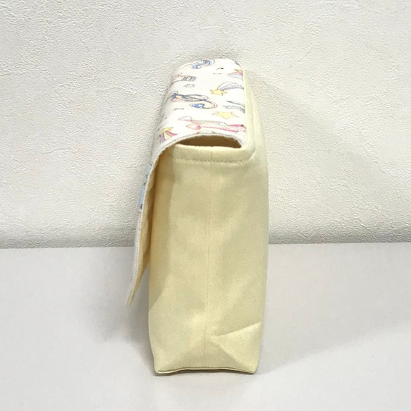 お弁当ポーチ、お弁当入れ、お弁当袋 マジックテープ　　#1837-1 2枚目の画像