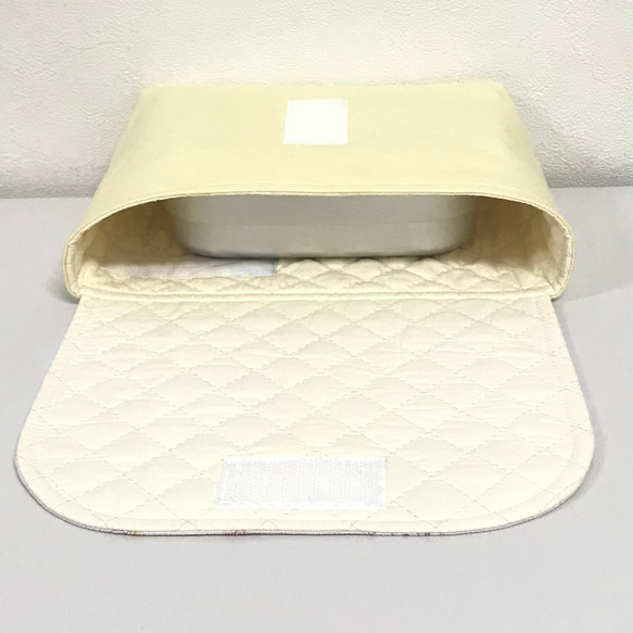 お弁当ポーチ、お弁当入れ、お弁当袋 マジックテープ　　#1837-1 4枚目の画像