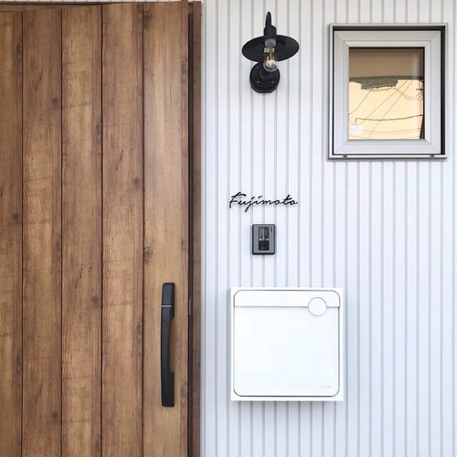 アイアン表札 オーダー表札 筆記体表札 鍛鉄表札 ロートアイアン （11