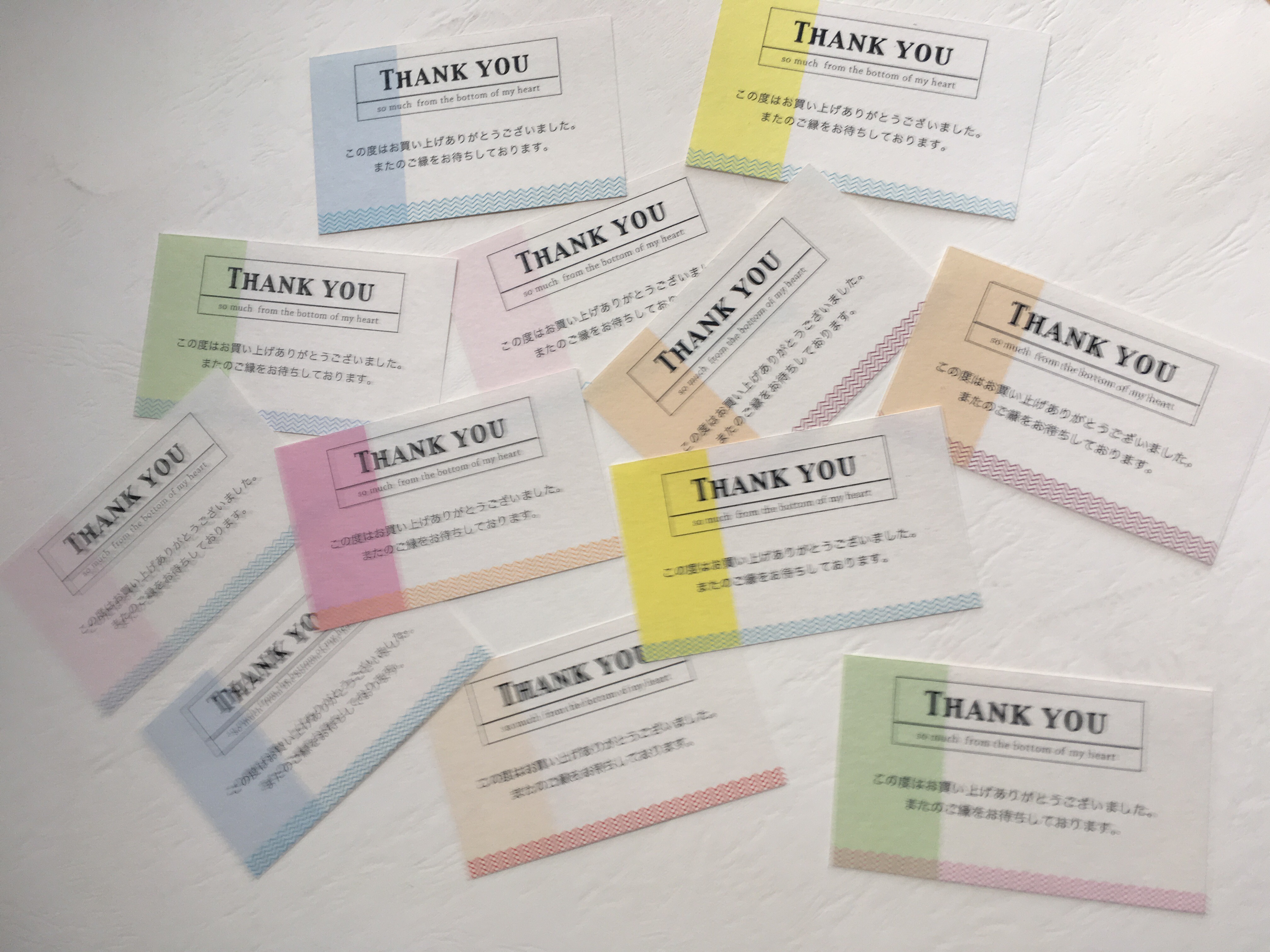 《NO.4》★サンキューカードハンドメイド★