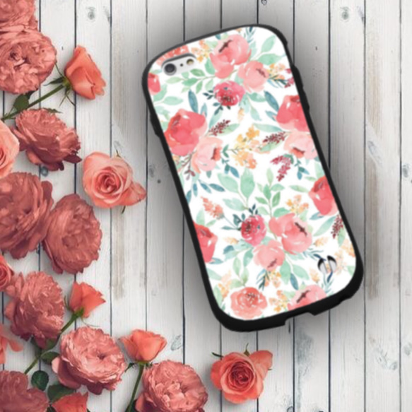 【オリジナル画像で作成も可能】 花柄 可愛い オリジナル iPhoneケース☆ スマホケース  325 6枚目の画像