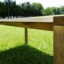 自然-現代[雙色梣木餐桌] 第3張的照片