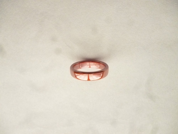 指輪　(5号)　緋銅　銅（NO21001）　　 3枚目の画像
