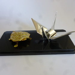 和柄 金彩鶴亀文様 全5色 約110cm幅 10cm単位 切り売り | 和