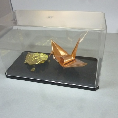金属 銅 真鍮製 折り鶴 亀 その他置物 折り鶴工房 通販 8196217