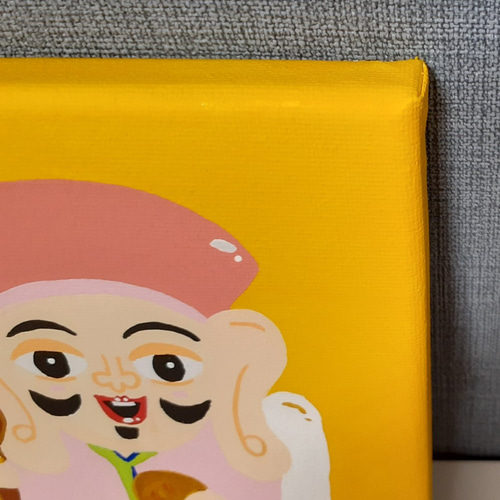 ハッピー恵比寿様ハッピー太陽画家小楠アキコ作品