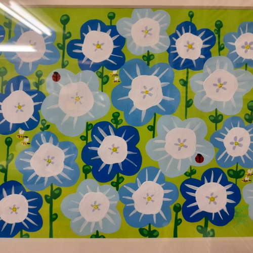 ネモフィラの作品　ハッピー太陽画家　小楠アキコ作品 ネモフィラの作品 ハッピー太陽画家 小楠アキコ作品