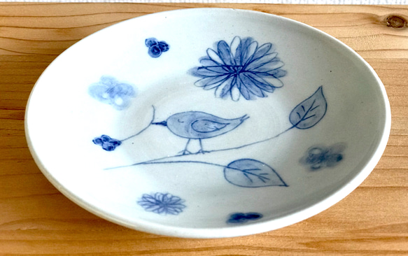 小鳥の小皿(2枚1組) 3枚目の画像