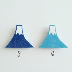 富士山:::ブローチ 3枚目の画像
