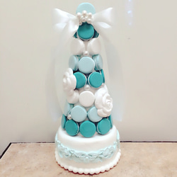 ティファニーブルーのマカロンタワー その他オーダーメイド とらねこ