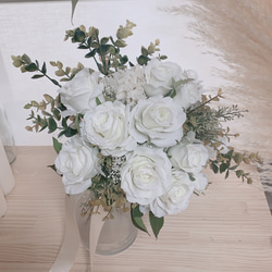 ドライフラワーブーケ くすみピンク❤︎ ブーケ petit bonheur_yoko