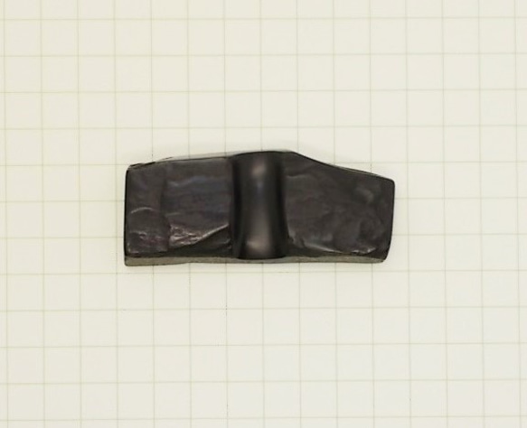 １本用筆置き　F－０５３　天然那智黒石製　 8枚目の画像