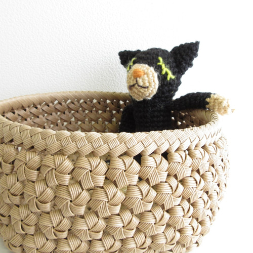 猫ちぐら-花結び編み（小） コレクション 猫ちぐら-花結び編み（小）