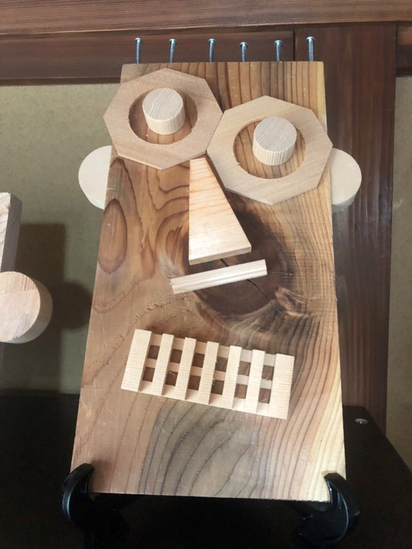 木のお面 その他アート おたけ工房 通販 6881277｜Creema(クリーマ)