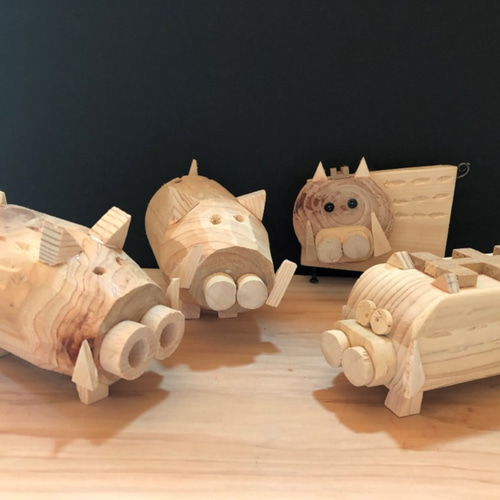 廃木材アート（動物編） その他アート おたけ工房 通販 6881353