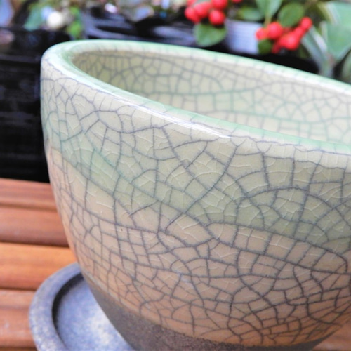 グラデーション陶器鉢 植木鉢 プランター 鉢 その他インテリア雑貨 は