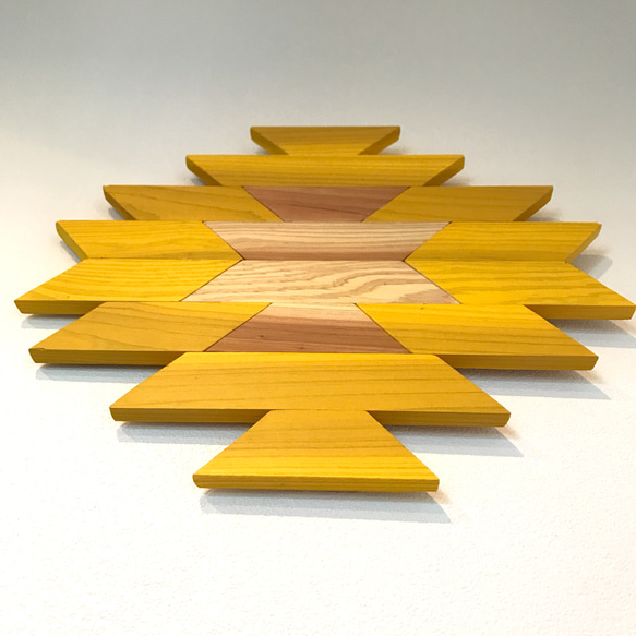 木製 ネイティブ柄 オルテガボード オルテガ柄 カリフォルニア雑貨 カリフォルニアスタイル 2枚目の画像