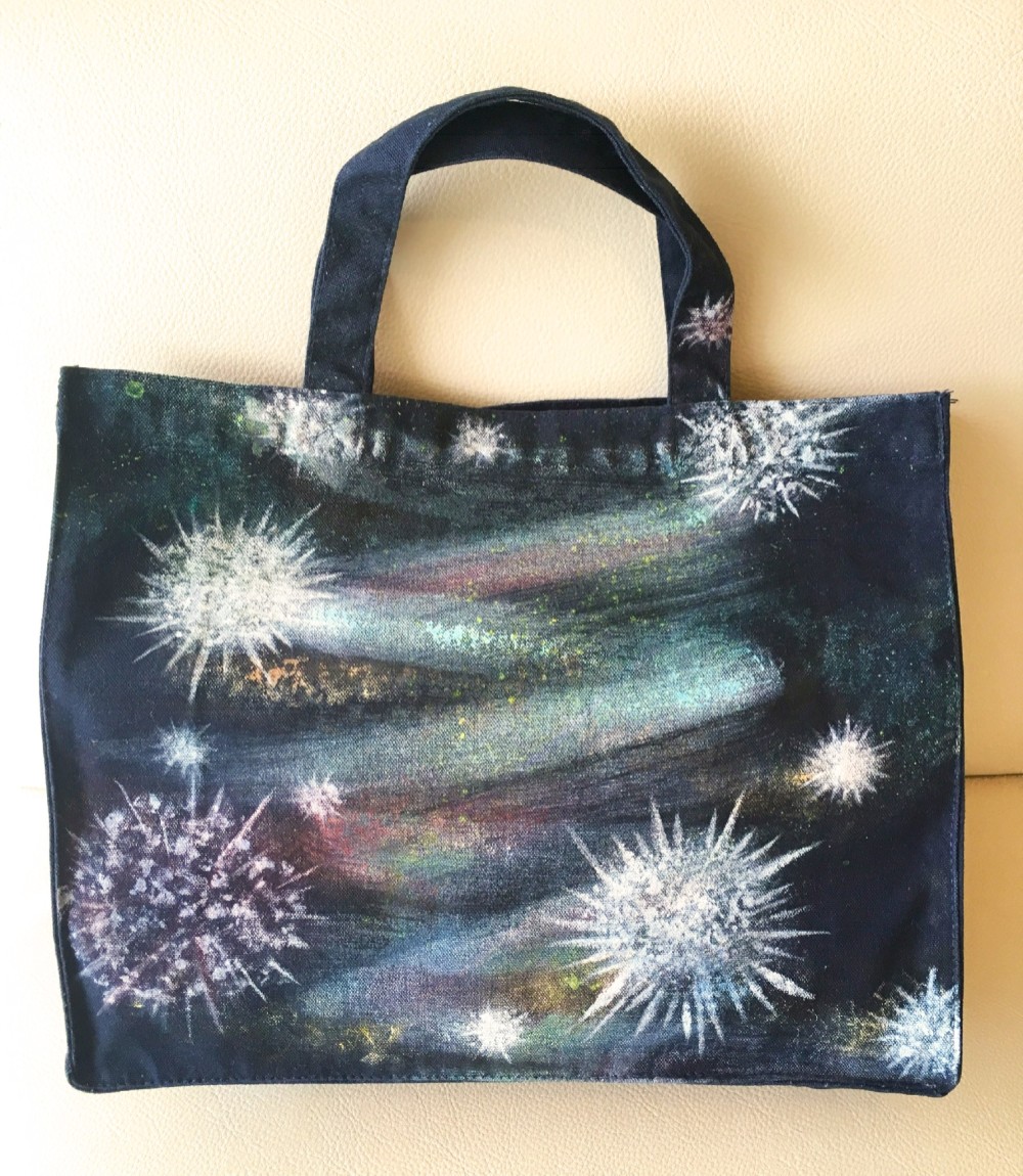 花火トートバック（綿）