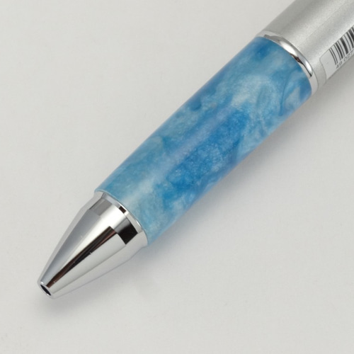 ジェットストリーム4＆1用 樹脂グリップ部のみ（ブルー,パールマーブル