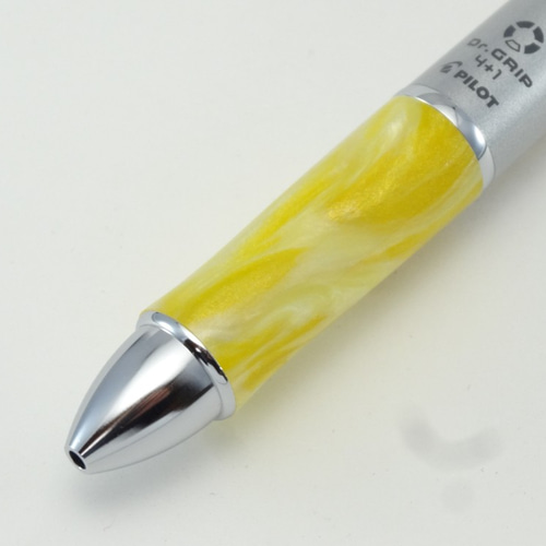 ドクターグリップ4+1用 レジングリップのみ(イエロー) ペン・筆記用具