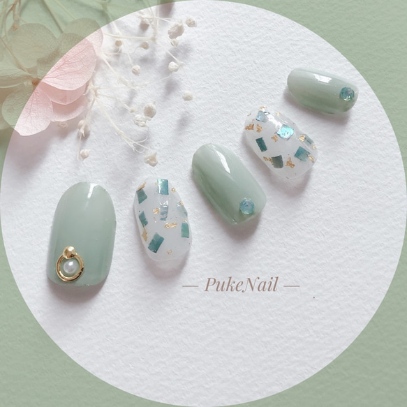 免費送貨上Puke Nail [No.246 Shell Foil Deco Fashionable Office ...♡v♡ 第5張的照片