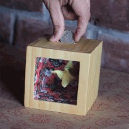 ハンドメイド貯金箱