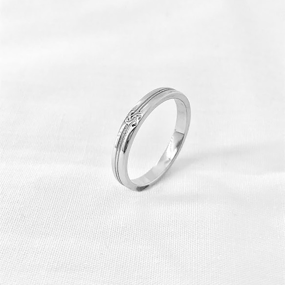 ～Okinawa Jewelry～ むすび指輪“アユヌン”あゆむ【SILVER925】 1枚目の画像